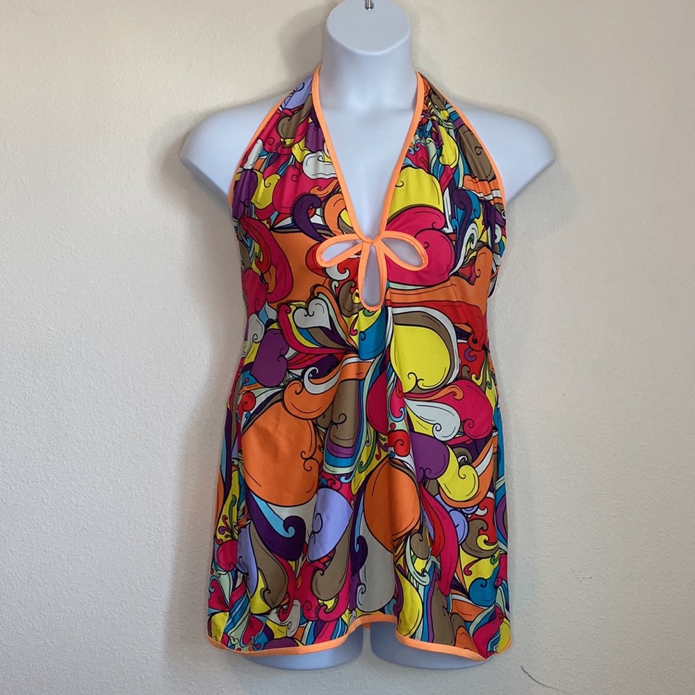 Groovy Swim Dress 1XL